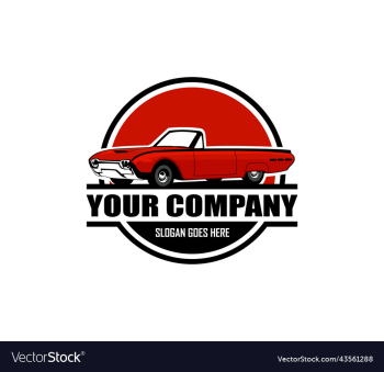 a template of classic or vintage or retro car logo a template of classic or vintage or retro car logo