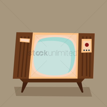 A vintage television set A vintage television set