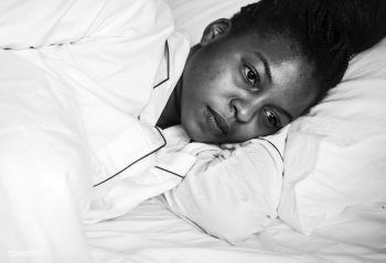 A woman wide awake in bed | Free stock photo - 379148 A woman wide awake in bed | Free stock photo - 379148