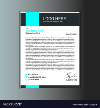 a4 template letterhead design a4 template letterhead design