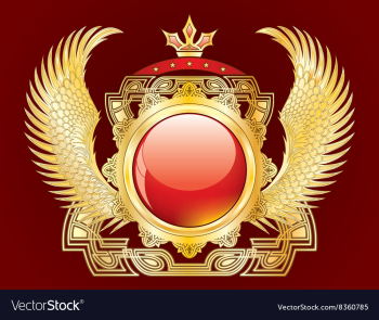 Abatract Heraldic Sign vector image Abatract Heraldic Sign vector image
