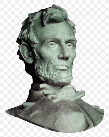 Abraham Lincoln statue png sticker, | Free PNG - rawpixel