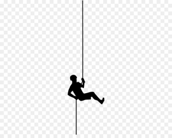 Abseiling Climbing Mountaineering Clip art - Silhouette Abseiling Climbing Mountaineering Clip art - Silhouette