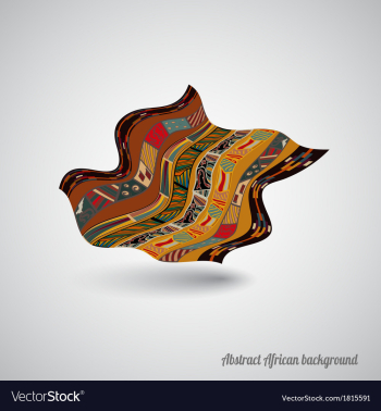 Abstract African backdrop vector image Abstract African backdrop vector image