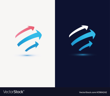 abstract arrow symbol logo template abstract arrow symbol logo template