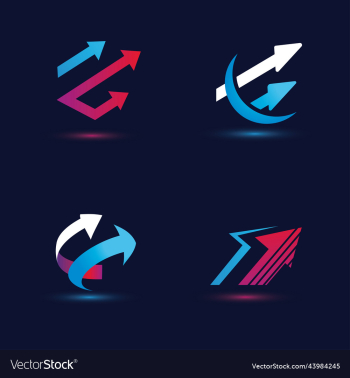 abstract arrow symbol logo tmplate abstract arrow symbol logo tmplate