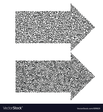 Abstract arrows vector image Abstract arrows vector image