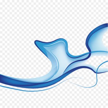 Abstract art - Blue grace line Abstract art - Blue grace line