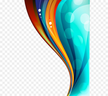 Abstract art Color - Color floating curve Abstract art Color - Color floating curve