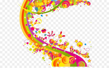 Abstract art Color Rainbow Clip art - Colored road Abstract art Color Rainbow Clip art - Colored road