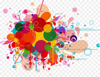 Abstract art Graphic design - Paint splash Abstract art Graphic design - Paint splash