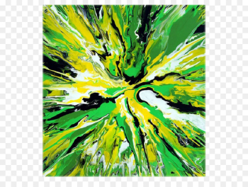 Abstract art Painting Spin art Oil paint - painting png download ...