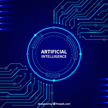 Abstract artificial intelligence template Abstract artificial intelligence template