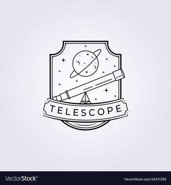 abstract astronomy telescope planet space logo abstract astronomy telescope planet space logo