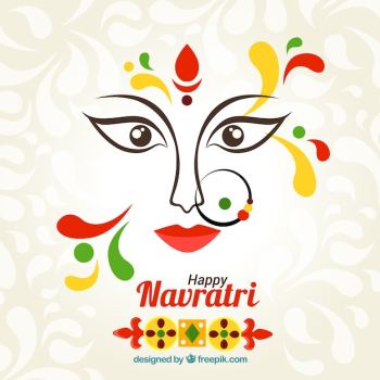 Abstract background of happy navratri Abstract background of happy navratri