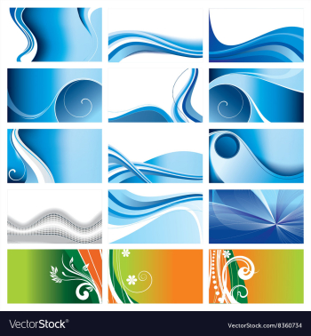 Abstract Background Set vector image Abstract Background Set vector image