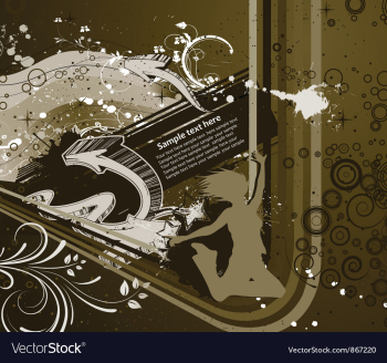 Abstract background with 3d arrows vector image Abstract background with 3d arrows vector image