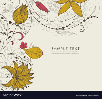 Abstract background with bird vector image Abstract background with bird vector image