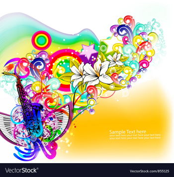 Abstract background with discoball vector image Abstract background with discoball vector image