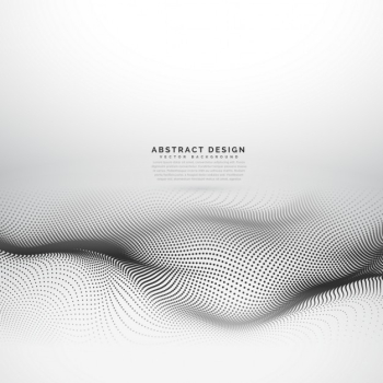 Abstract background with dotted waves Abstract background with dotted waves
