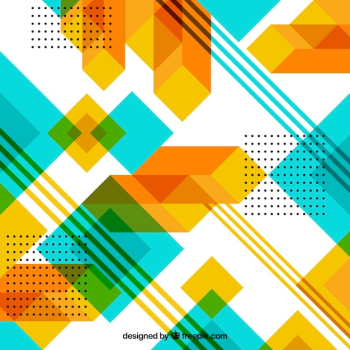 Abstract background with geometric shapes