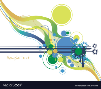 Abstract background with splash and waves vector image Abstract background with splash and waves vector image