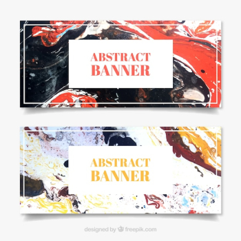 Abstract banner collection Abstract banner collection