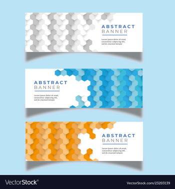 Abstract banner vector image Abstract banner vector image