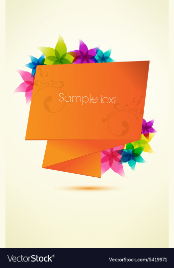 Abstract banner vector image Abstract banner vector image