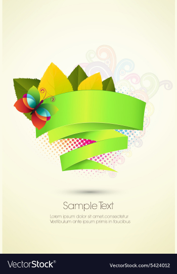 Abstract banner vector image Abstract banner vector image