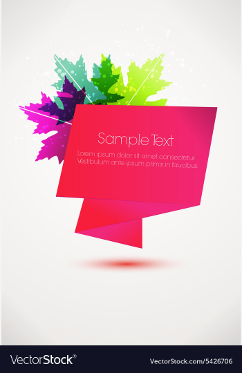 Abstract banner vector image Abstract banner vector image