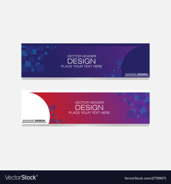 Abstract banner web vector image Abstract banner web vector image