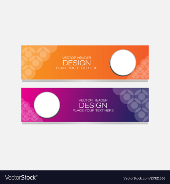 Abstract banner web vector image Abstract banner web vector image