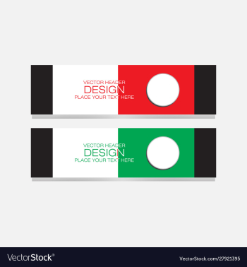 Abstract banner web vector image Abstract banner web vector image