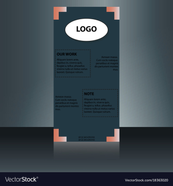 Abstract binder layout white a4 brochure cover vector image Abstract binder layout white a4 brochure cover vector image