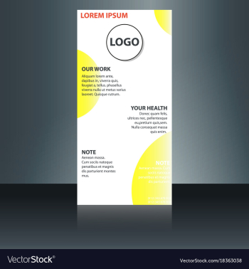 Abstract binder layout white a4 brochure cover vector image Abstract binder layout white a4 brochure cover vector image