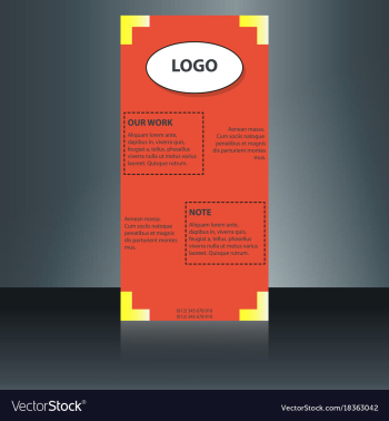Abstract binder layout white a4 brochure cover vector image Abstract binder layout white a4 brochure cover vector image