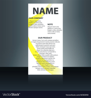 Abstract binder layout white a4 brochure cover vector image Abstract binder layout white a4 brochure cover vector image