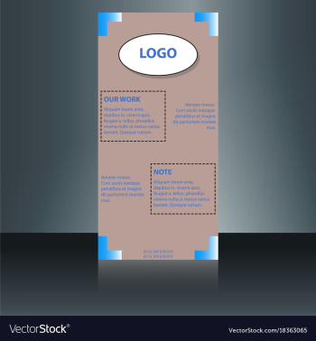 Abstract binder layout white a4 brochure cover vector image Abstract binder layout white a4 brochure cover vector image
