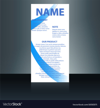 Abstract binder layout white a4 brochure cover vector image Abstract binder layout white a4 brochure cover vector image
