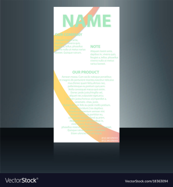 Abstract binder layout white a4 brochure cover vector image Abstract binder layout white a4 brochure cover vector image