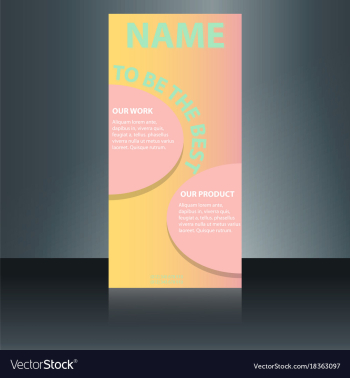 Abstract binder layout white a4 brochure cover vector image Abstract binder layout white a4 brochure cover vector image