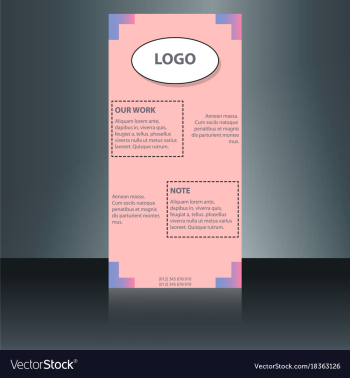 Abstract binder layout white a4 brochure cover vector image Abstract binder layout white a4 brochure cover vector image