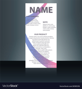 Abstract binder layout white a4 brochure cover vector image Abstract binder layout white a4 brochure cover vector image