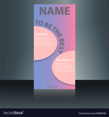 Abstract binder layout white a4 brochure cover vector image Abstract binder layout white a4 brochure cover vector image