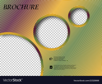 Abstract binder layout white a4 brochure cover vector image Abstract binder layout white a4 brochure cover vector image