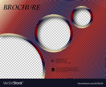 Abstract binder layout white a4 brochure cover vector image Abstract binder layout white a4 brochure cover vector image