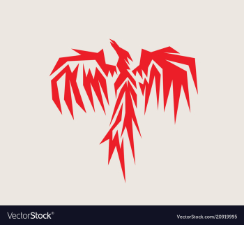Abstract bird flying vector image Abstract bird flying vector image