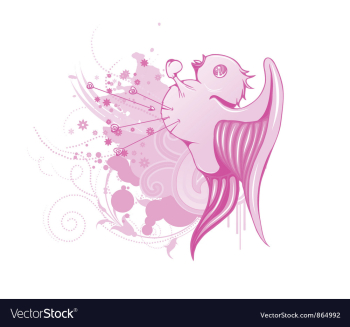Abstract bird vector image Abstract bird vector image