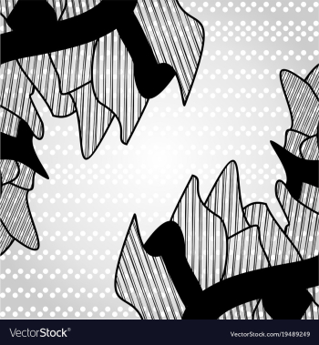 Abstract black and white pattern vector image Abstract black and white pattern vector image